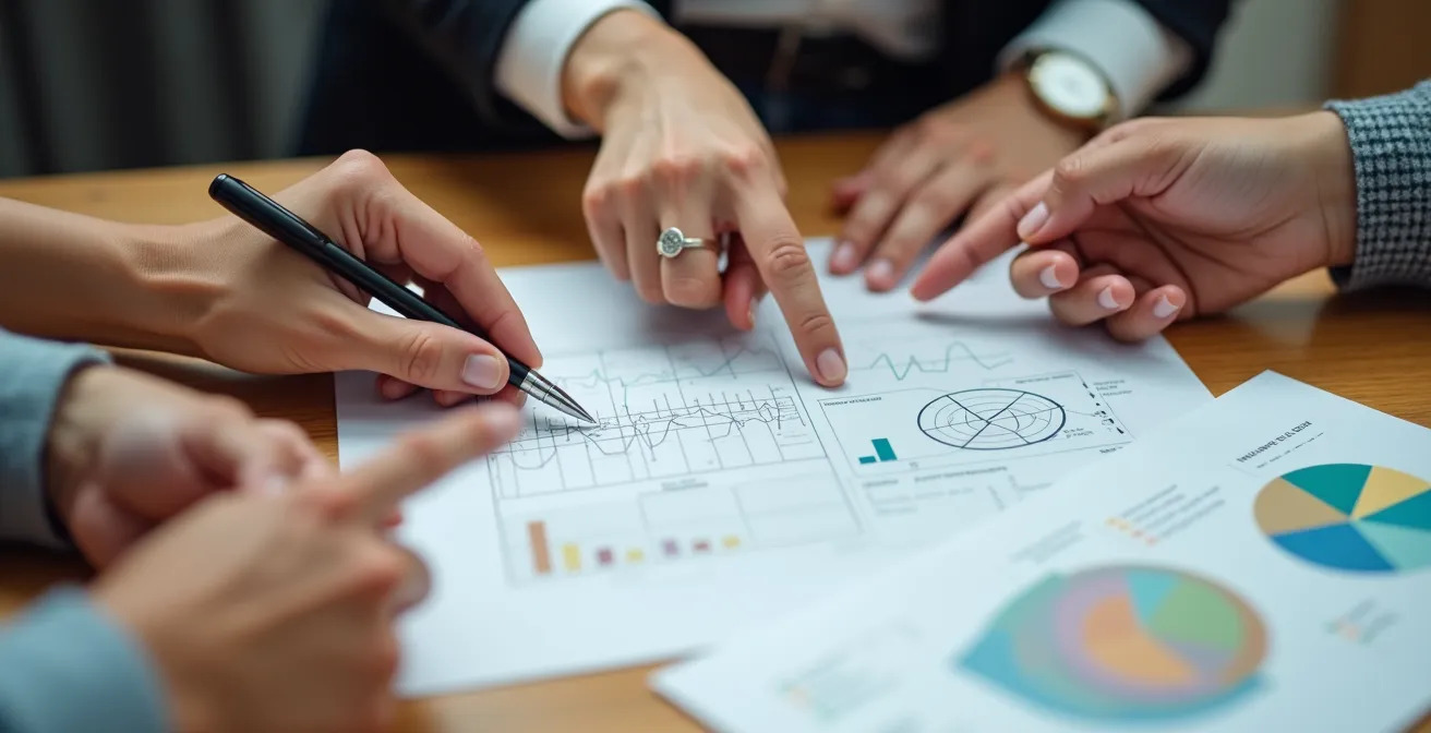 Femme manager dirigeant une réunion d'équipe technique en Belgique