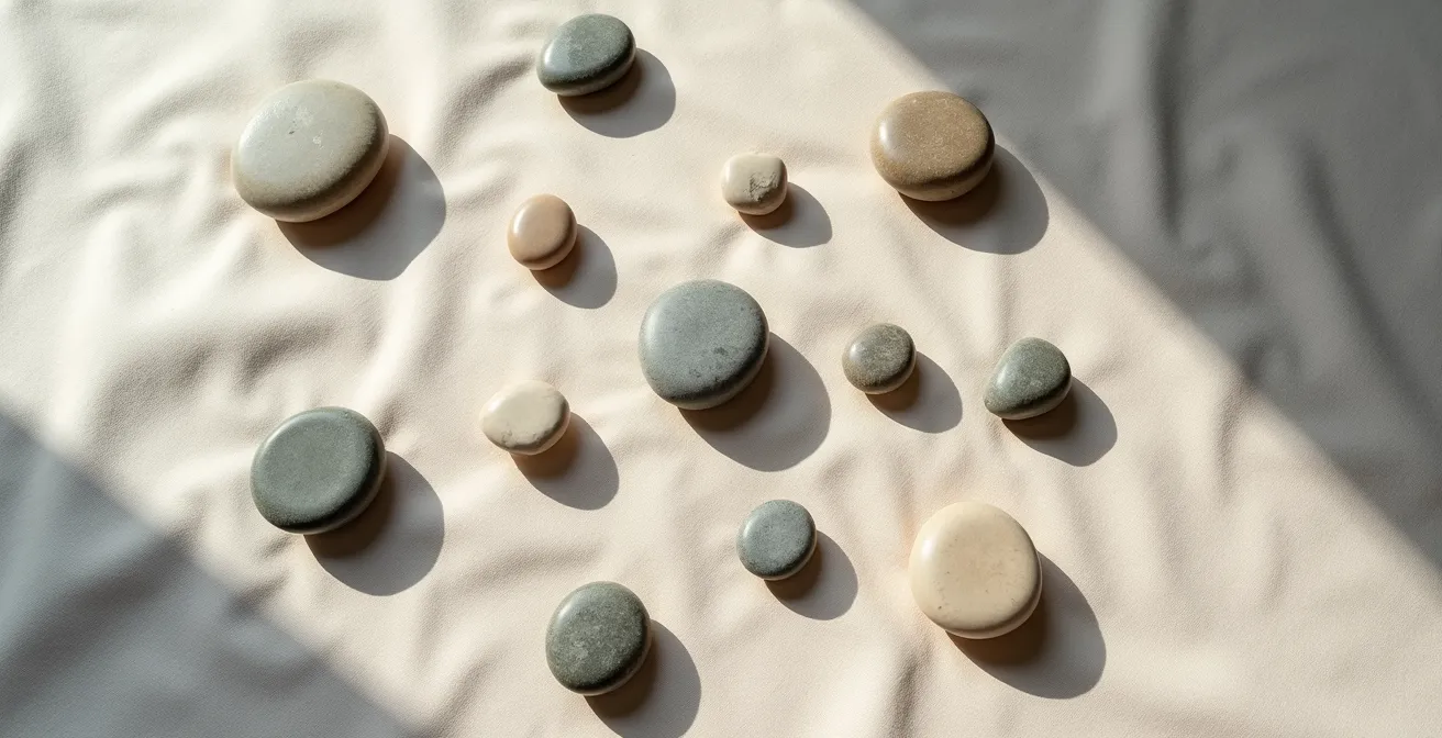 Guide technique illustrant les mouvements d'autopalpation mammaire